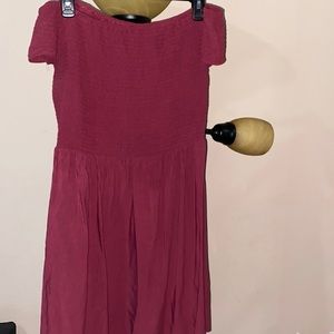Maroon dress